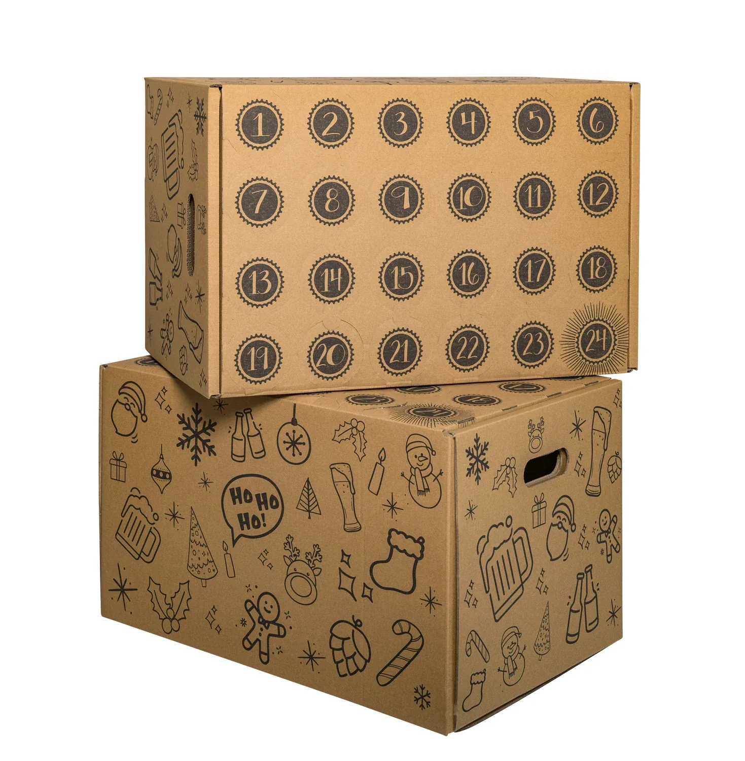Bier-Adventskalender, 479x322x300mm – Originalproduktbild