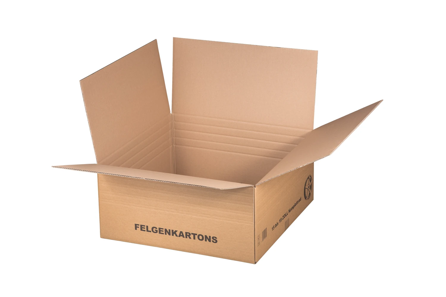 Felgenversandkarton, 660x660x300mm – Originalproduktbild