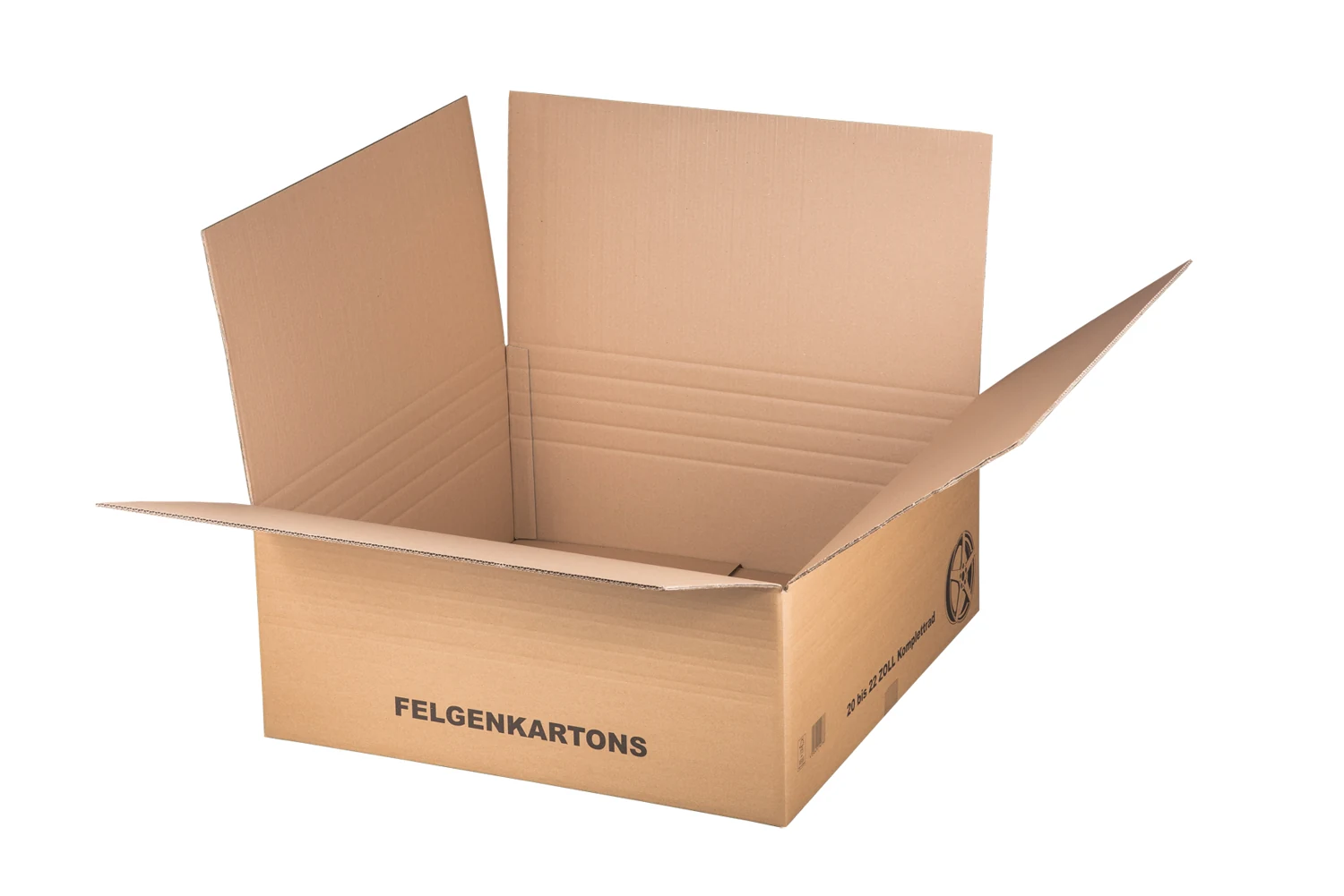 Felgenversandkarton, 725x725x300mm – Originalproduktbild