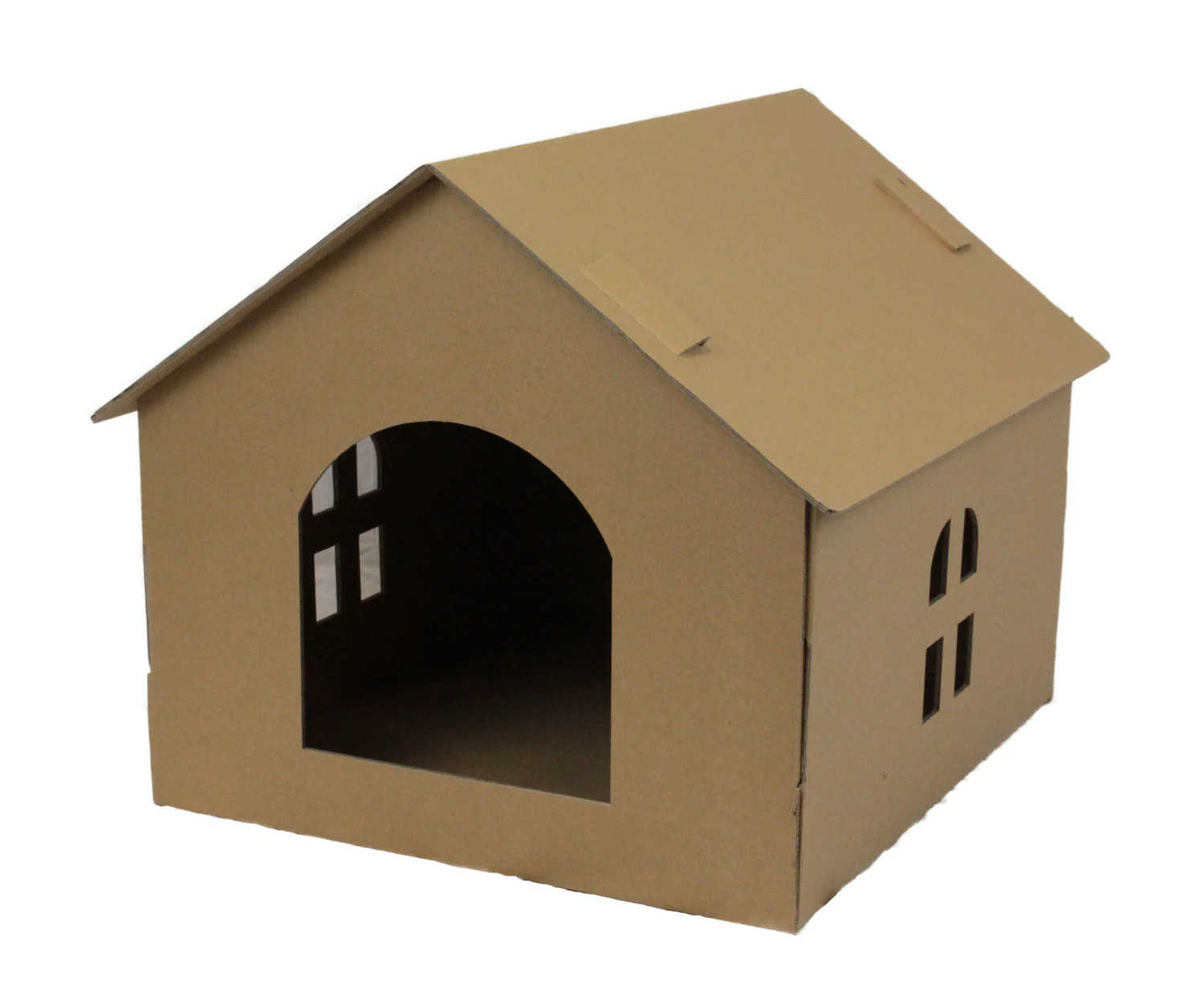 Katzenhaus mit Eingang und Fenster, 420x450x400mm – Originalproduktbild