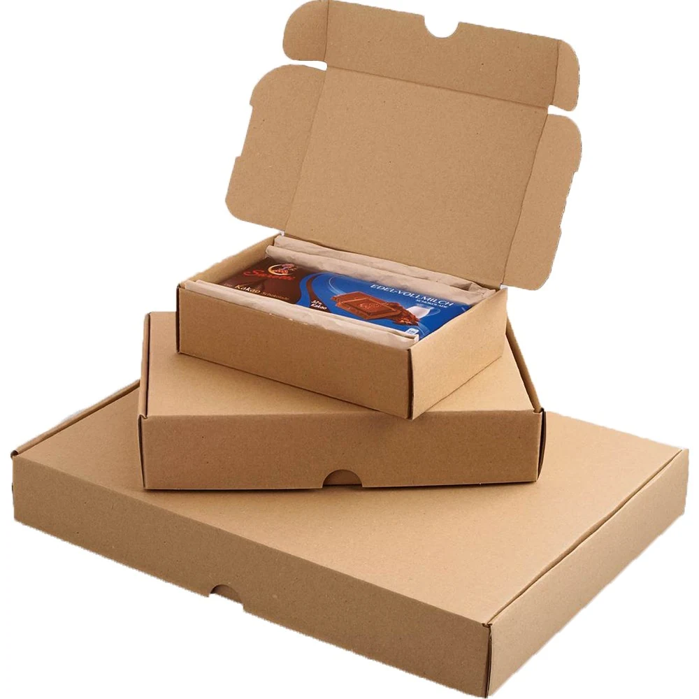 Serienabbildung des Herstellers: Maxibriefkarton 2 IM:225x155x45mm AM:240x160x50mm