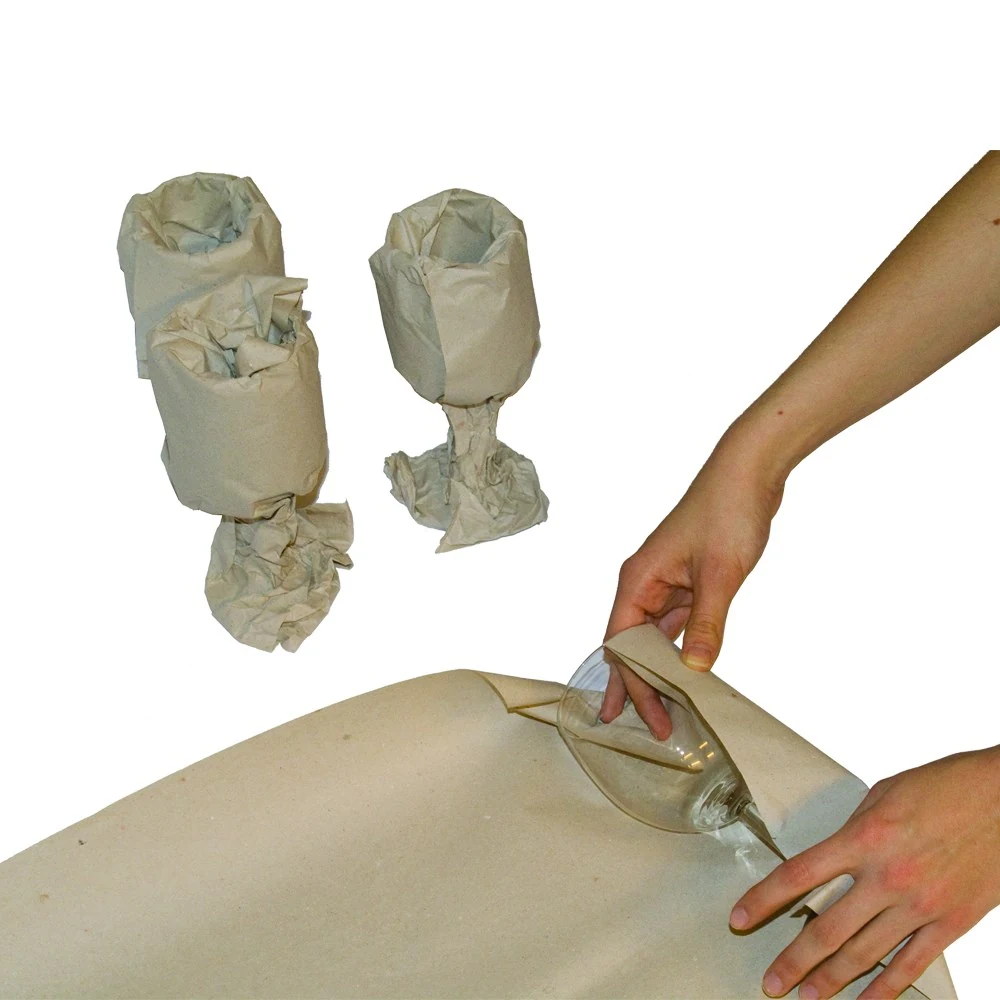 Anwendungsabbildung des Herstellers: Packseide 500x750mm, grau 30g/m²