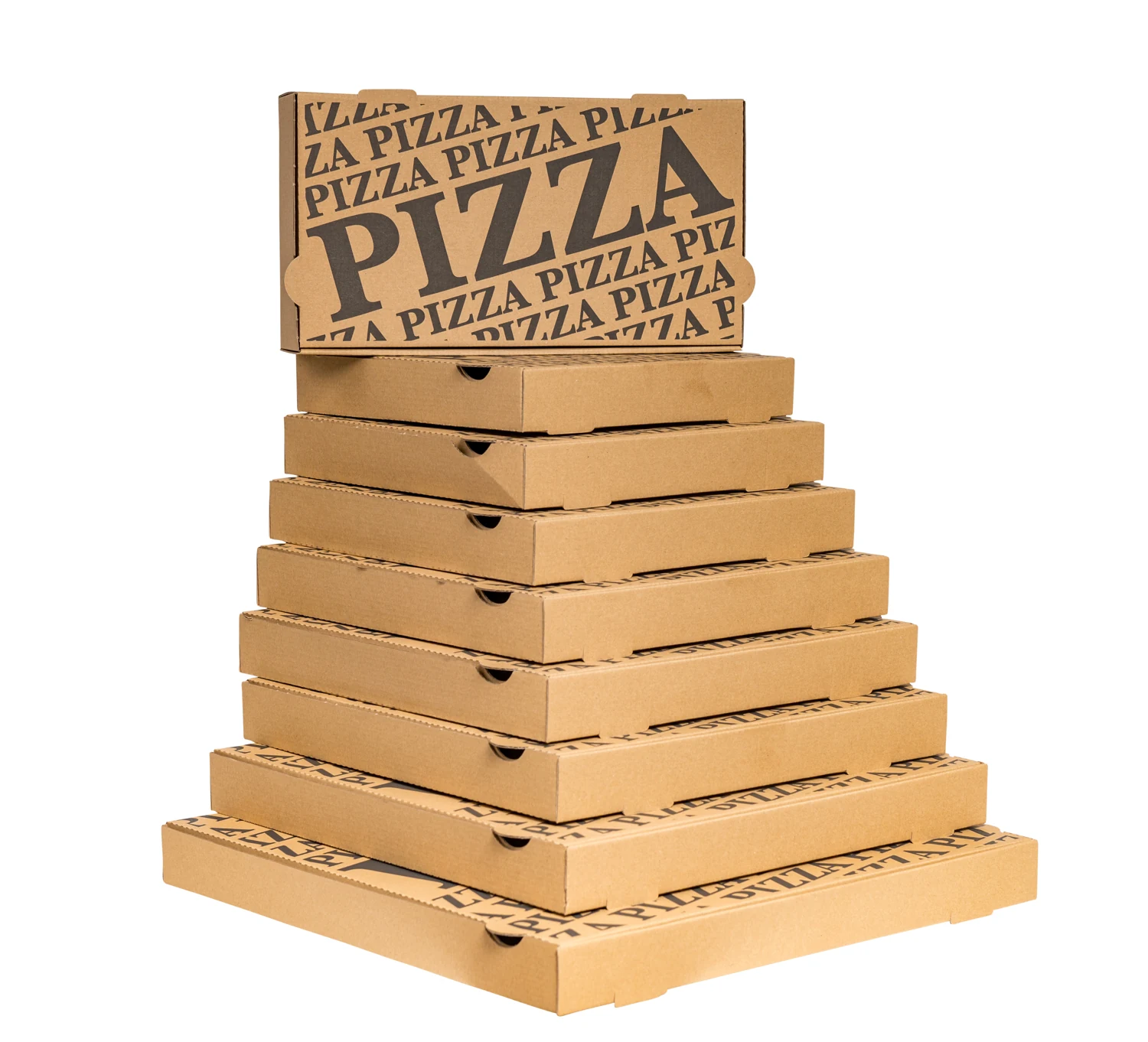 Serienabbildung des Herstellers: Pizzakarton, 240x240x40mm