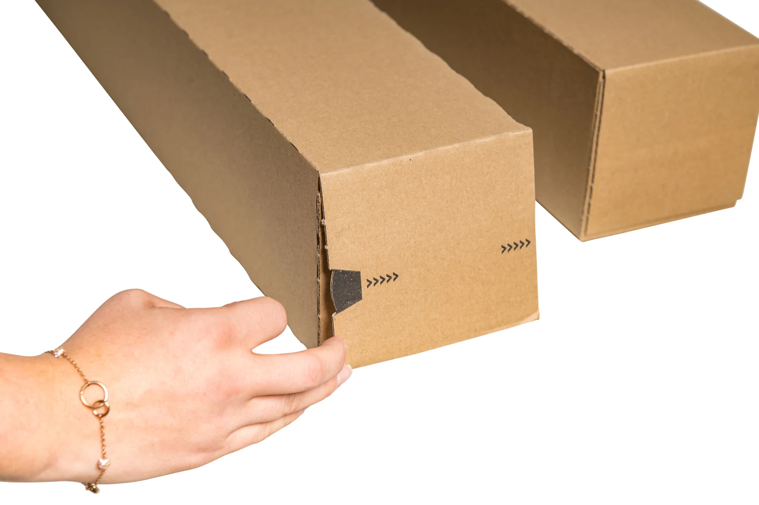 Anwendungsabbildung des Herstellers: Planbox SK - 1005 x 105 x 105 mm, braun