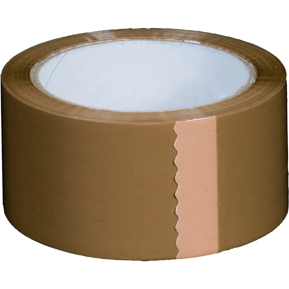 PP Klebeband braun, 50mmx66m, low noise – Originalproduktbild