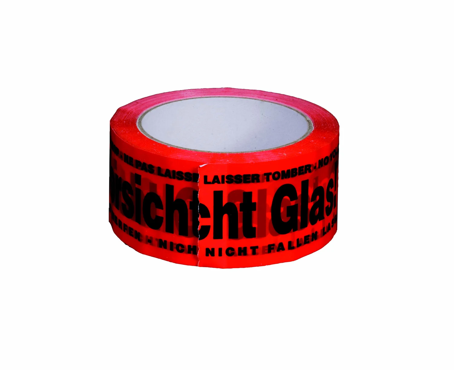 PP Signalklebeband "Vorsicht Glas" - 3-sprachig – Produktabbildung 2