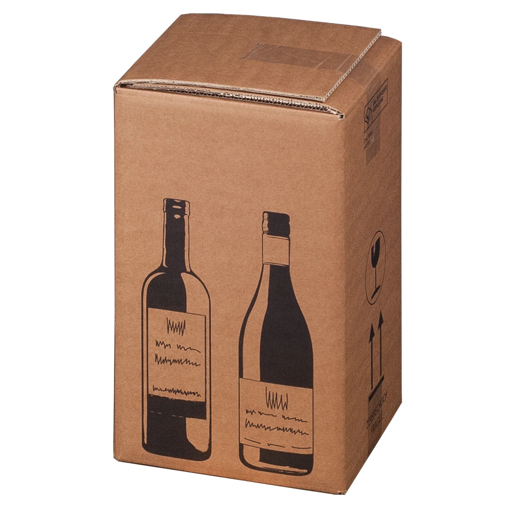 Anwendungsabbildung des Herstellers: Versandkarton f. Flaschen, 212x204x368mm