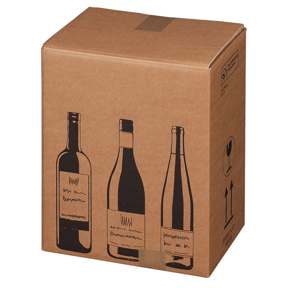 Anwendungsabbildung des Herstellers: Versandkarton f. Flaschen, 305x212x368mm