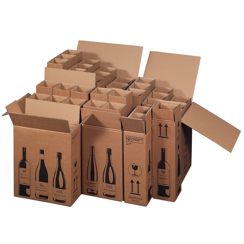 Serienabbildung des Herstellers: Versandkarton f. Flaschen, 316x305x368mm