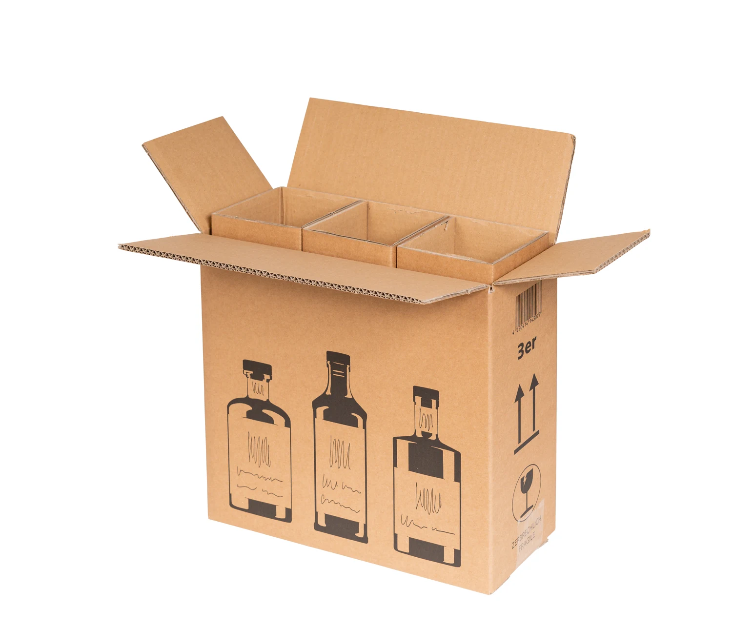 Versandkarton f. Gin, 326x115x278mm – Produktabbildung 1
