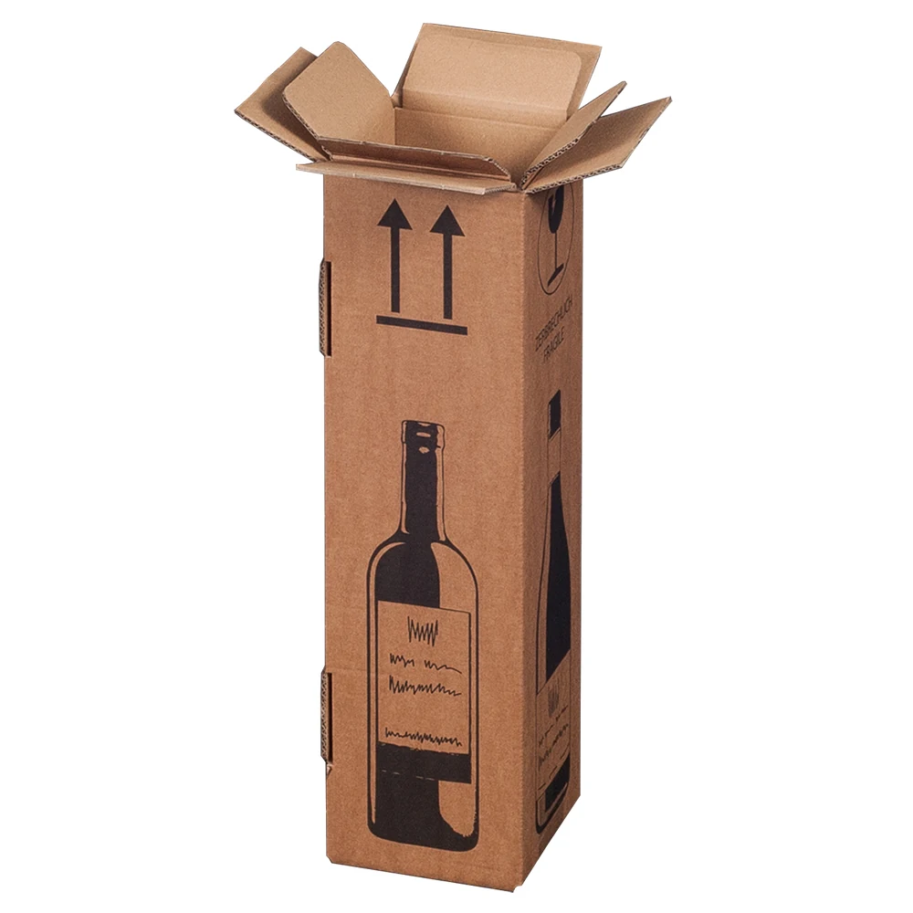 Versandkarton für Flaschen, 106x106x420mm – Originalproduktbild