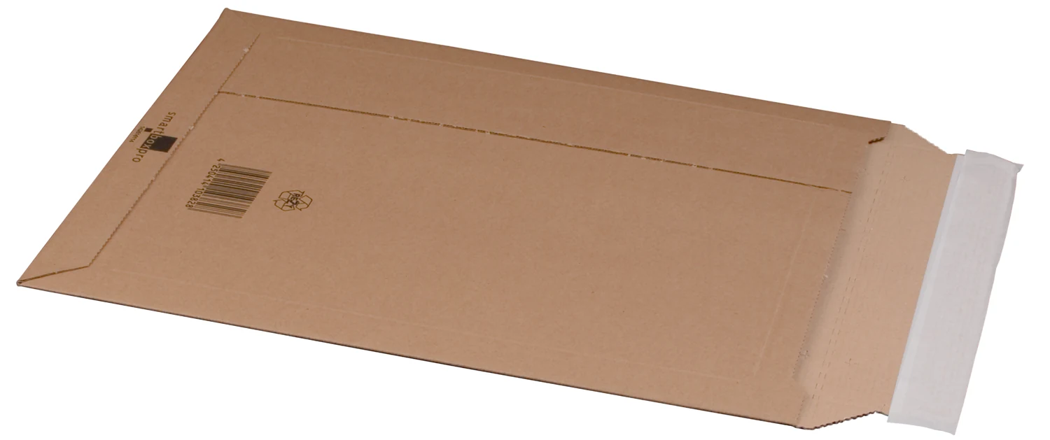 Versandtasche aus Wellpappe B4+, 285x397x-50mm – Produktabbildung 1