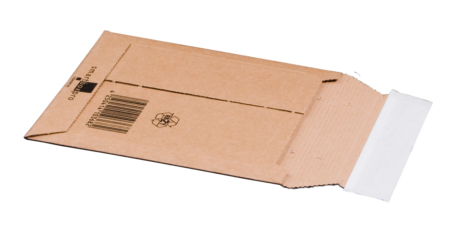 Versandtasche aus Wellpappe CD, 145x190x-25mm – Originalproduktbild