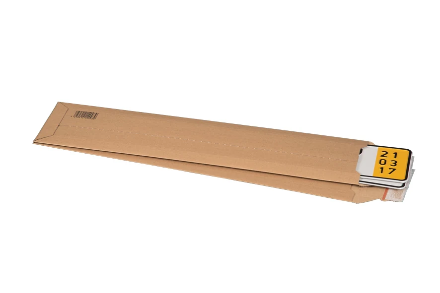 Versandtasche für KFZ-Zeichen, 140x590x50mm – Produktabbildung 2