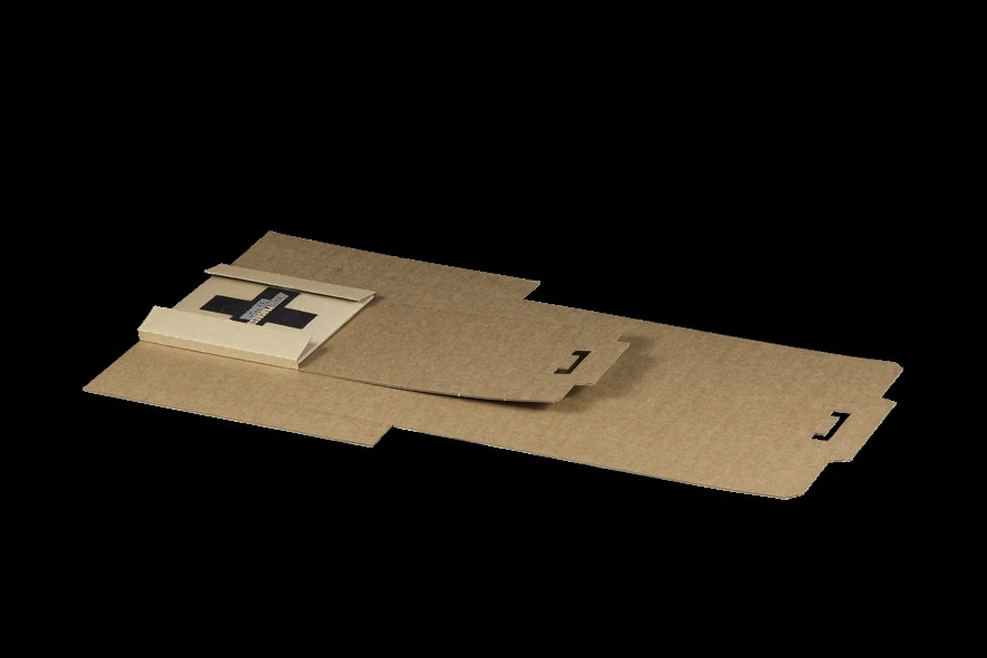 Serienabbildung des Herstellers: Versandverpackung für Schallplatten, 326x326x10mm